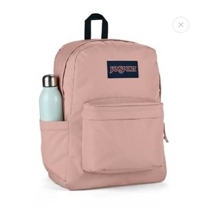 BNWT JanSport SuperBreak Plus Laptop Backpack - Misty Rose